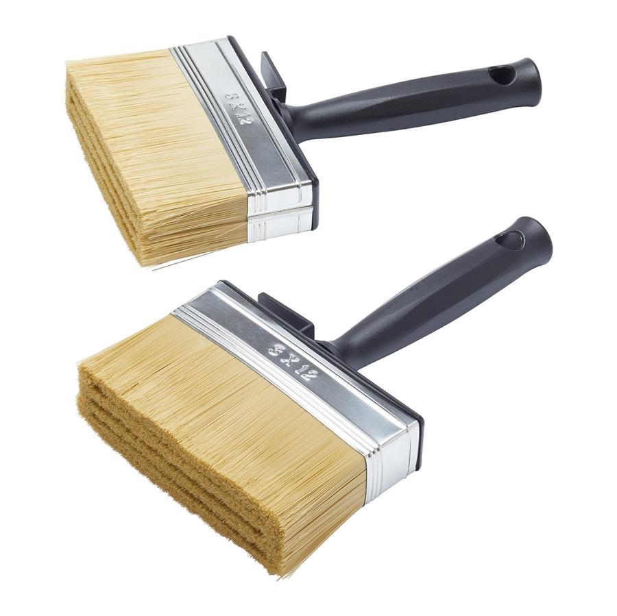 Fit For The Job 4" Block Brush Twin Pack