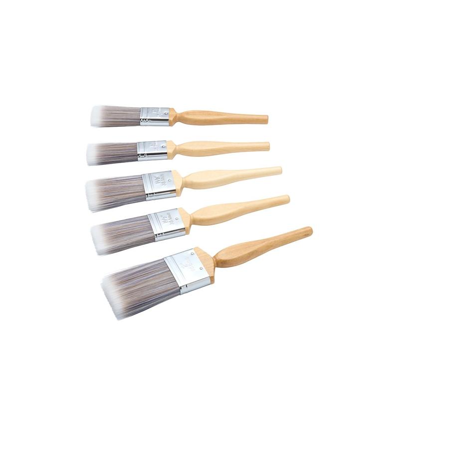Fit For The Job 5 pc Diamond Flat Paint Brush Set