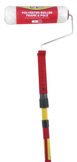 Fit For The Job 9" x 1.5" 3 pc Medium Pile Roller, Frame & Pole Set