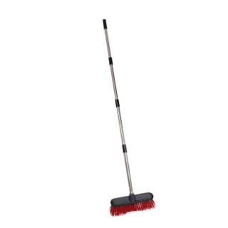 Fit for the Job 11" Synthetic Outdoor Broom, Complete
