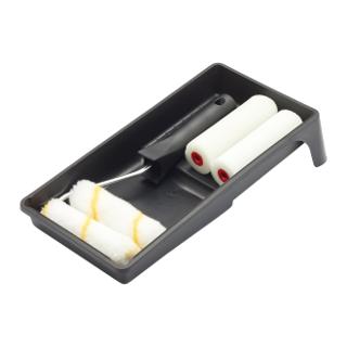 Fit For The Job 4 pc Assorted 4" Mini Roller Set + 2 extra rollers free