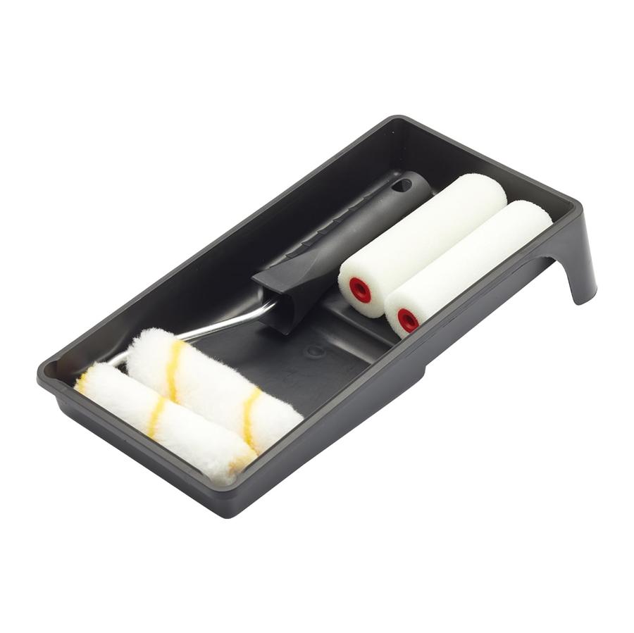 Fit For The Job 4 pc Assorted 4" Mini Roller Set + 2 extra rollers free