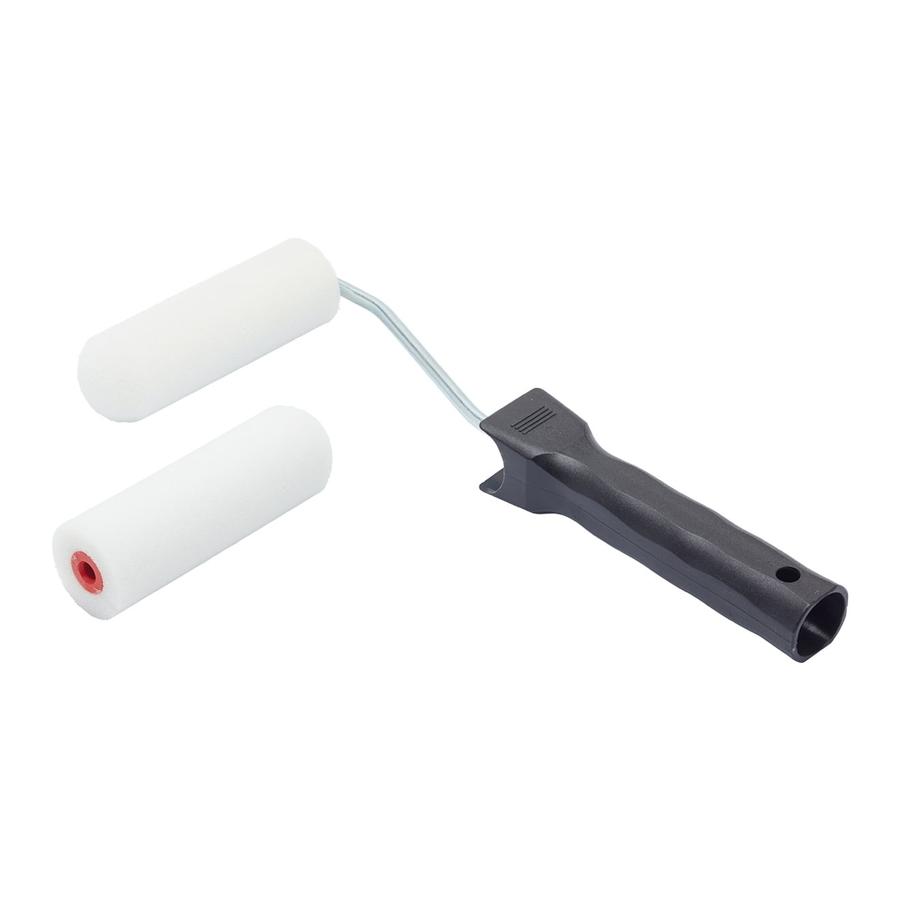 Fit For The Job 2 pk 4" Foam Mini Rollers & Frame