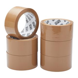Fit for the Job 6-Pack 2" x 66M Brown Parcel Tape