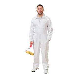 Fit For The Job 100% Cotton Drill White Boilersuit