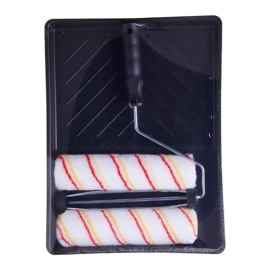 Fit For The Job 9" x 1.5" 4 pc Twin Medium Pile Cage Roller Set